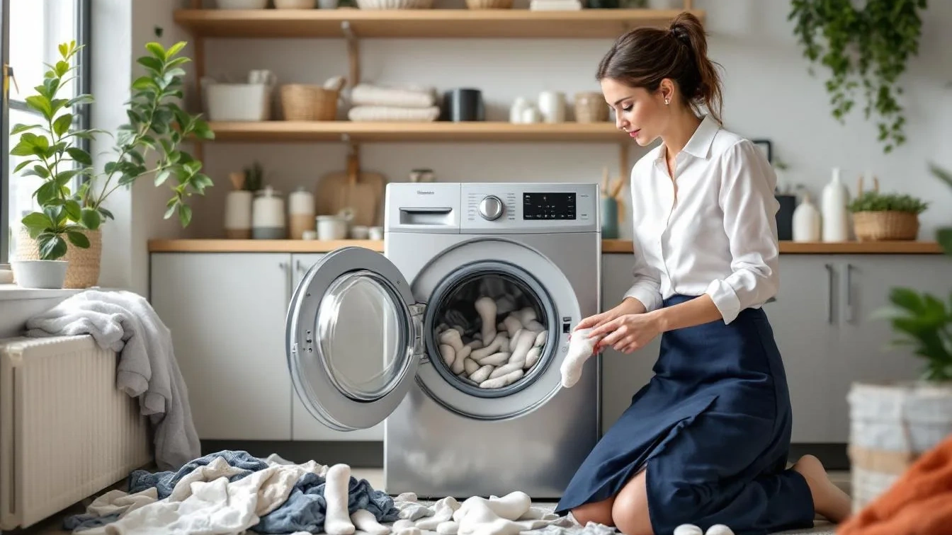Ein Haushaltsexperte verrät, warum deine Socken in der Waschmaschine verschwinden