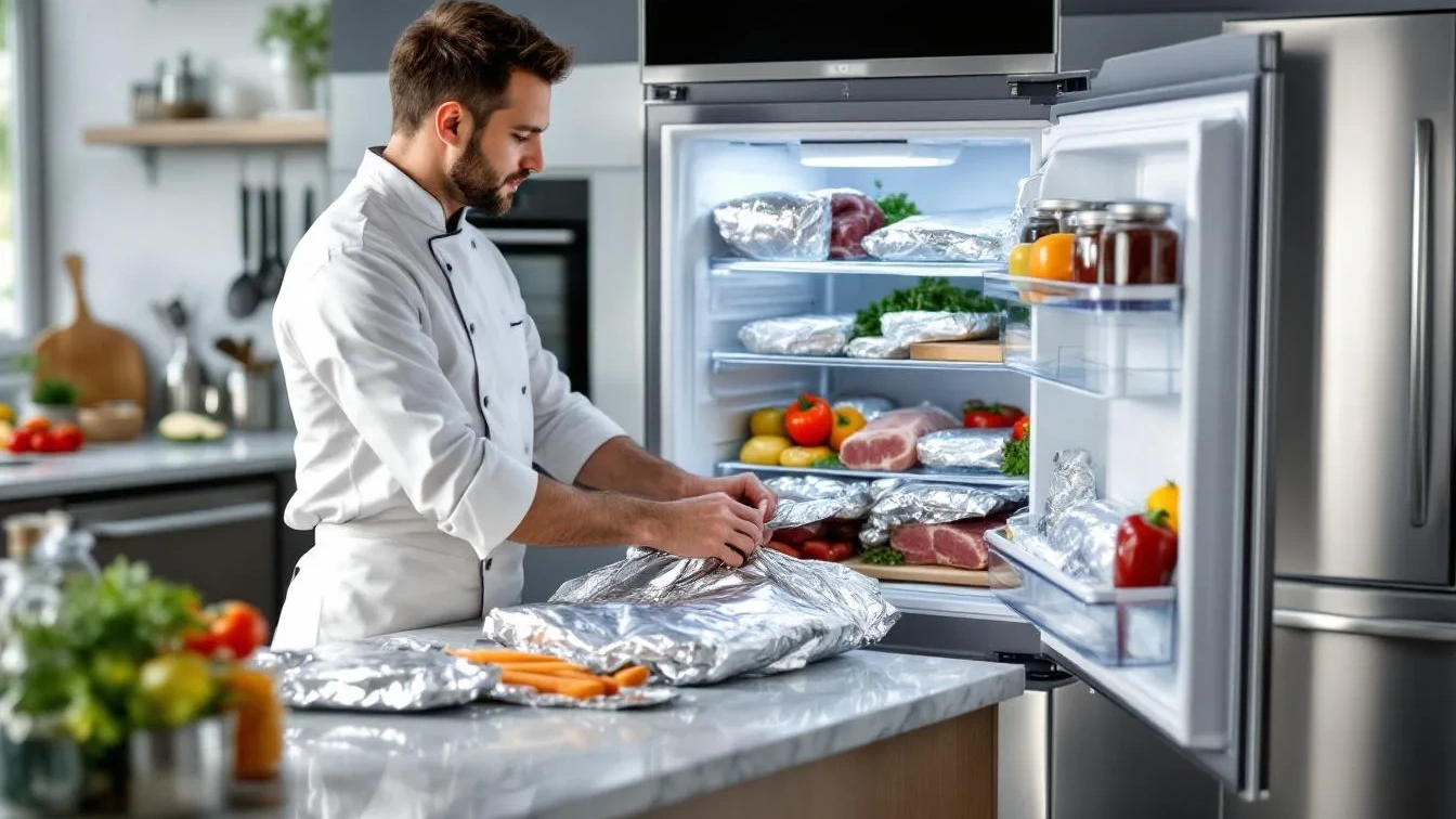 Ein Küchenprofi erklärt, warum Alufolie im Gefrierschrank Wunder wirkt