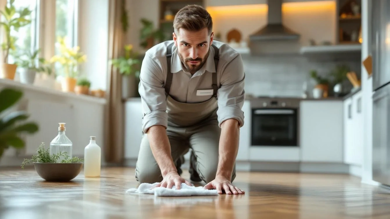 Ein Reinigungsexperte verrät, warum dein Parkett mit einer Küchenzutat glänzt