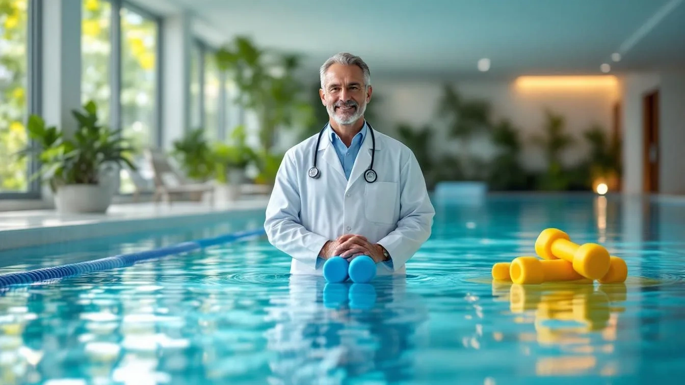 Ein Sportmediziner verrät, warum Aqua-Fitness für Senioren besser ist als Schwimmen