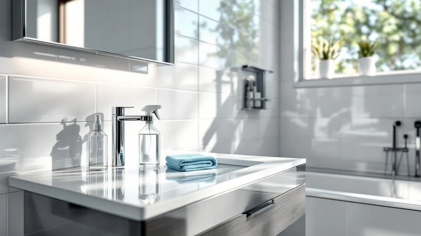 In nur 15 Minuten pro Woche, diese Routine hält das Bad blitzblank