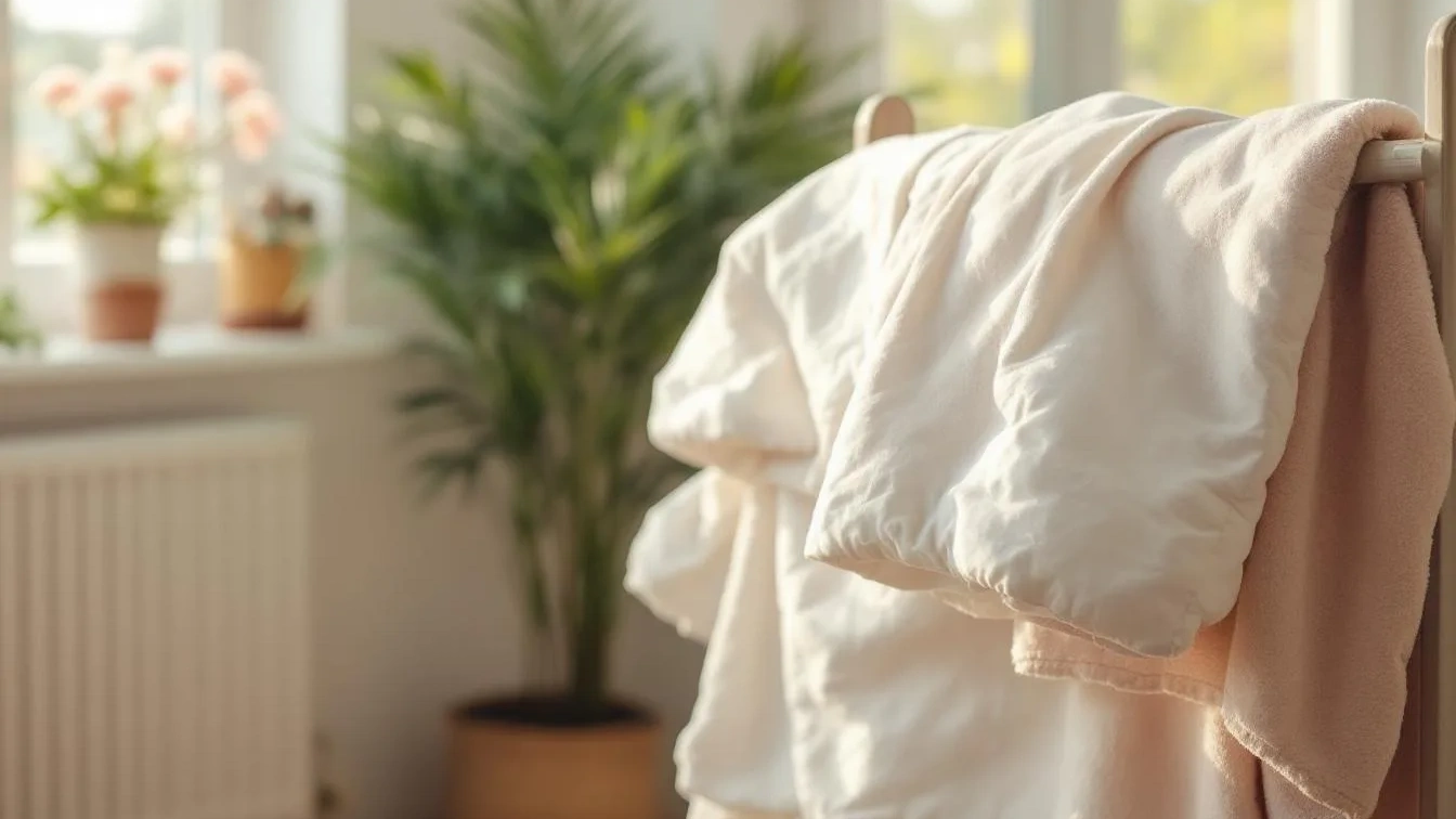 Nicht draußen trocknen, warum Bettwäsche drinnen besser aufgehoben ist