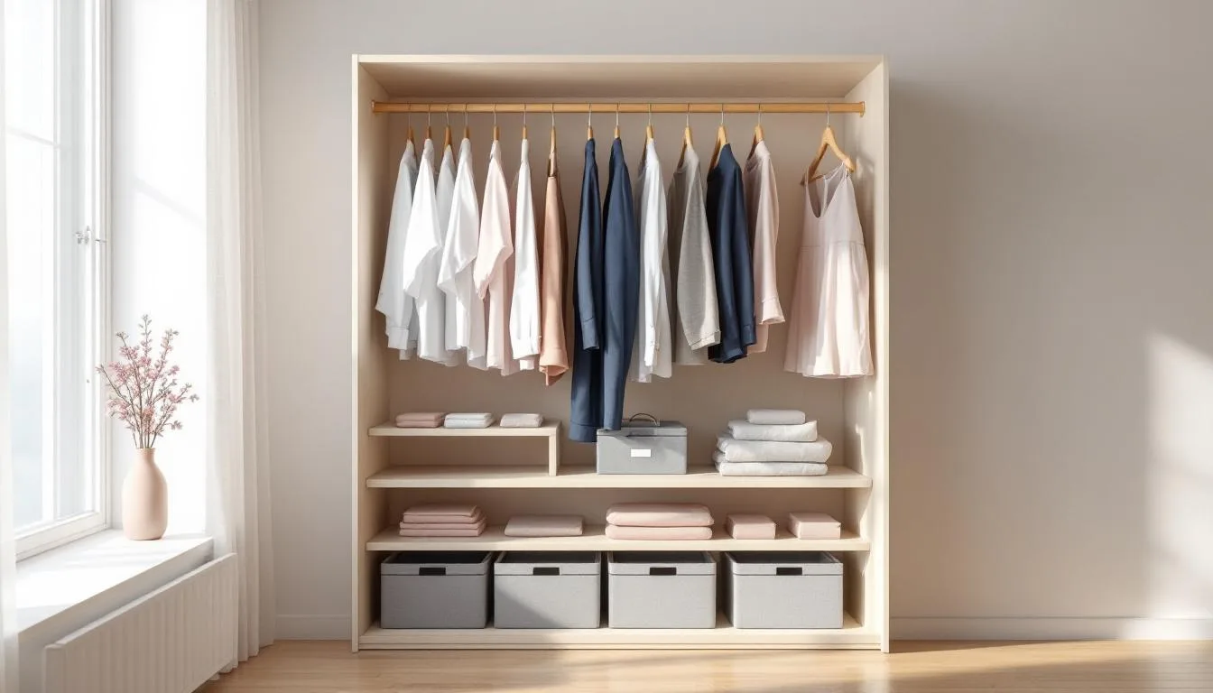 So organisieren Sie Ihren Kleiderschrank in weniger als 30 Minuten