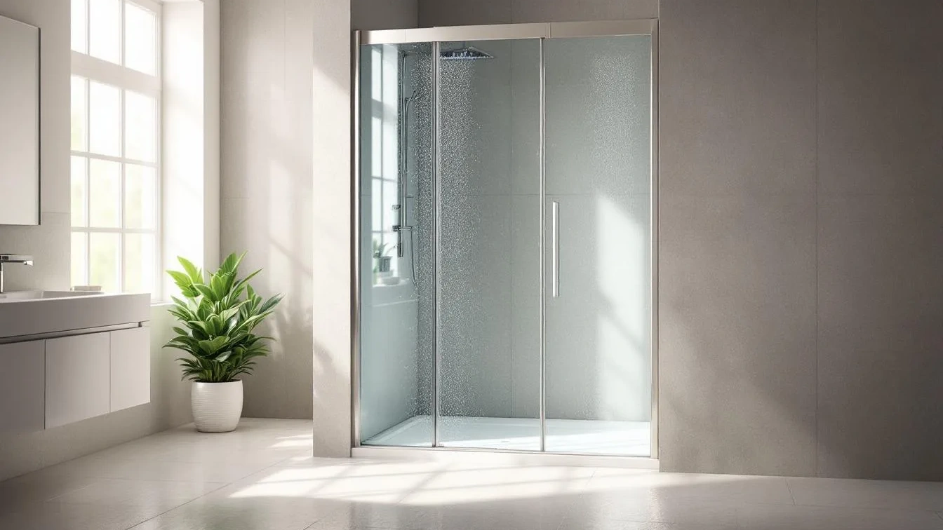 Weder Chemie noch Schrubben, so wird die Duschkabine mit Klarspüler blitzsauber