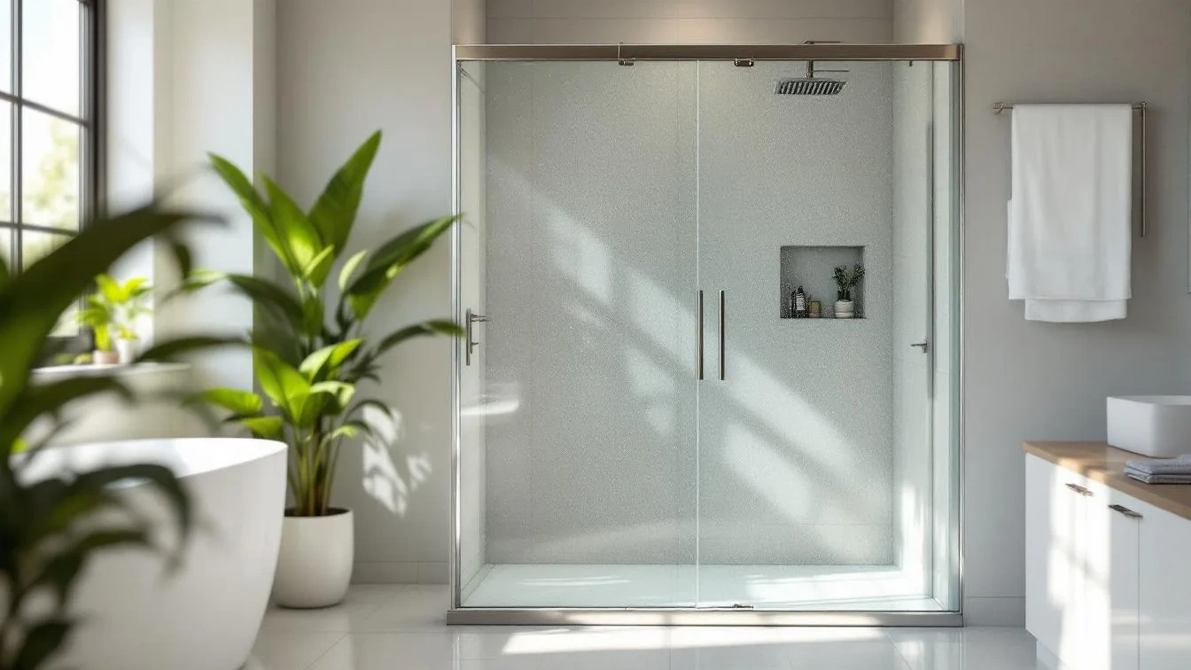 Weder Essig noch Zitrone, dieser Trick reinigt Glasduschtüren perfekt