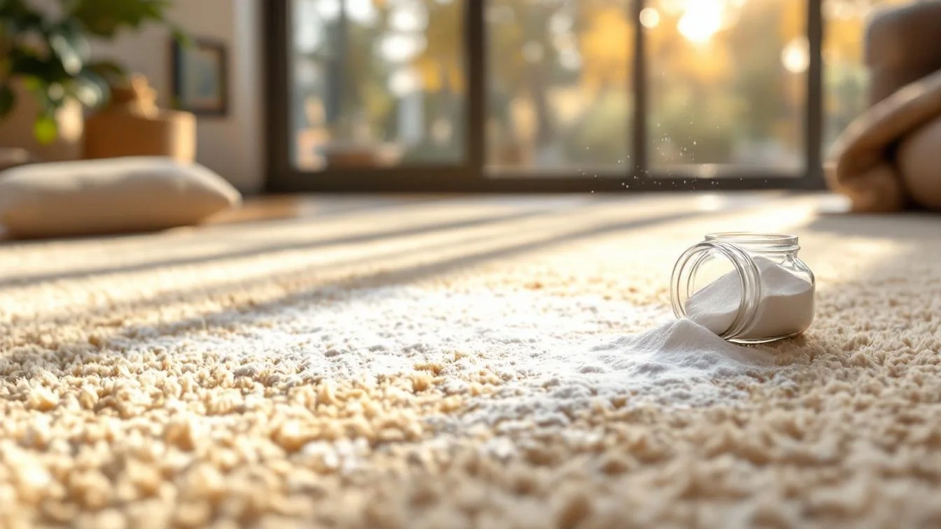 Weder Shampoo noch Essig, Natron frischt Teppiche laut Experten am besten auf